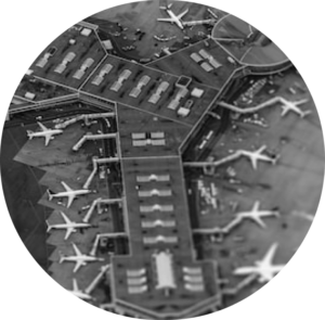 Kritische Infrastruktur Branchenfoto eines Flughafens
